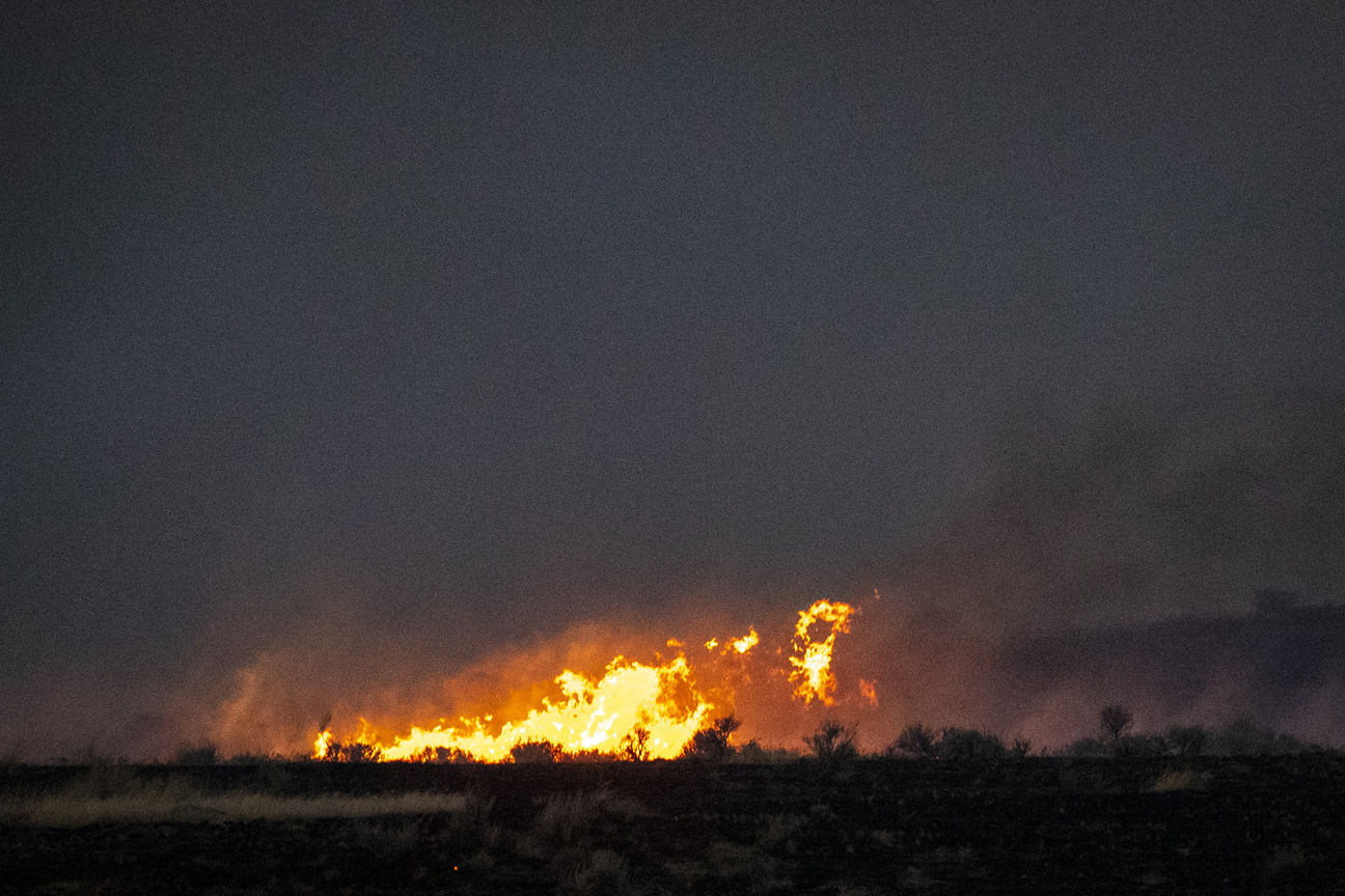 Huff fire